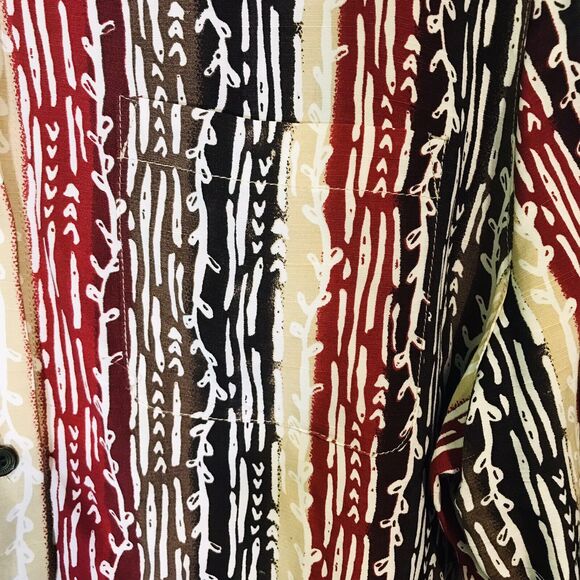 Alfred Dunner Women's 16 Fall Multicolor Blouse 3/4 Sleeve Button Up Rayon Top - Picture 3 of 8